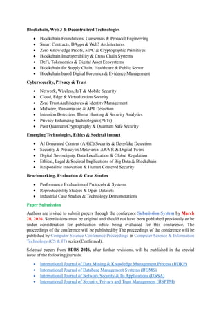 7th International Conference on Big Data, Blockchain and Security (BDBS ...