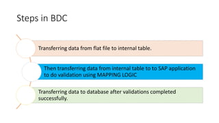 Bdc BATCH DATA COMMUNICATION | PPTX