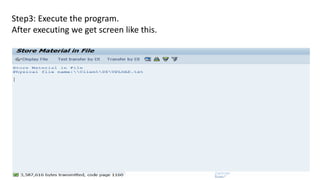 Step3: Execute the program.
After executing we get screen like this.
 