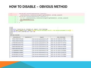 HOW TO DISABLE – OBVIOUS METHOD
 