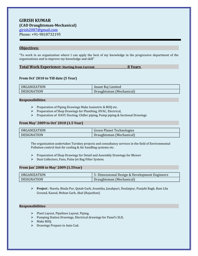 GIRISH CV | DOC