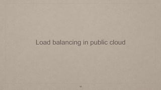Load balancing in public cloud
10
 