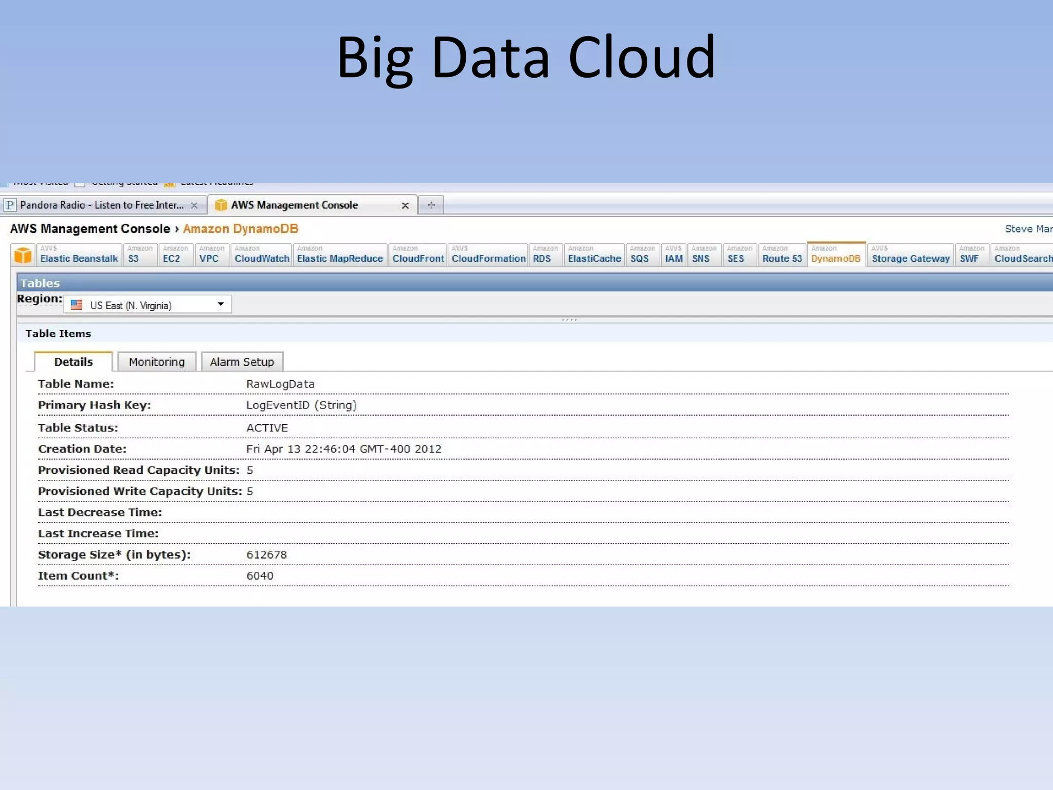 Big Data Cloud
 
