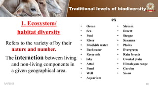 Biodiversity: concepts and definitions | PPTX