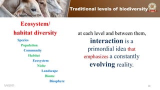 Biodiversity: concepts and definitions | PPTX