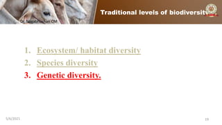 Biodiversity: concepts and definitions | PPTX