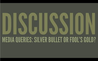 Real-world Responsive Design @ Breaking Development 2011