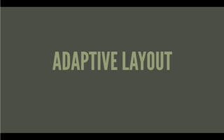 Real-world Responsive Design @ Breaking Development 2011