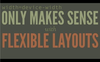 Real-world Responsive Design @ Breaking Development 2011