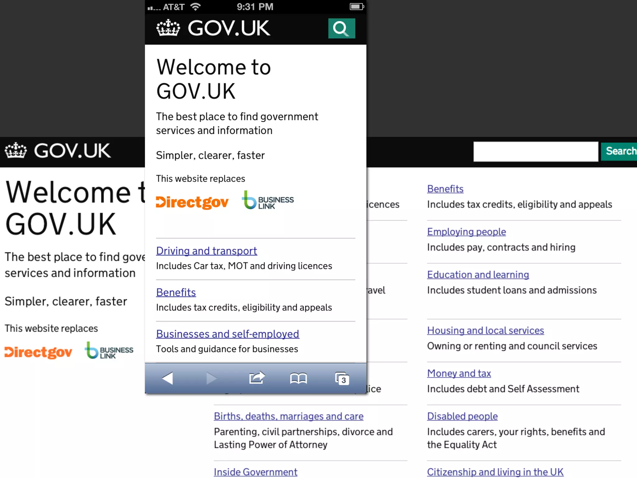 ‘‘
Making something look simple is
easy; making something simple to
use is much harder—especially when
the underlying systems are complex
—but that’s what we should be doing.
                         Design Principle #4,
                UK Government Digital Service
 