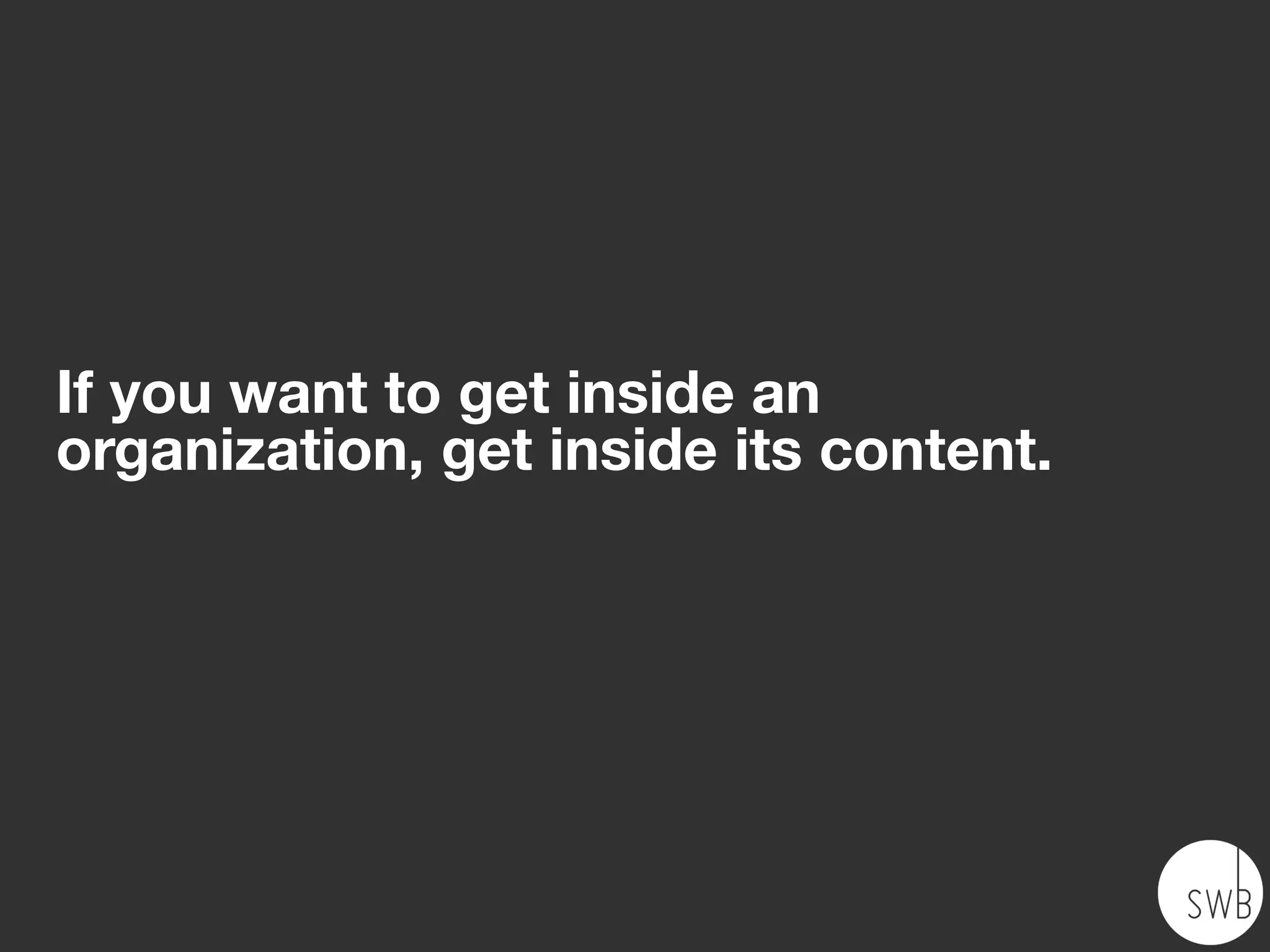 III. THE BELLY OF THE BEAST
 