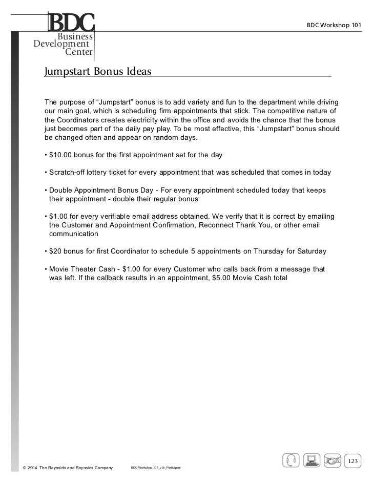 Bdc Pay Plans Examples