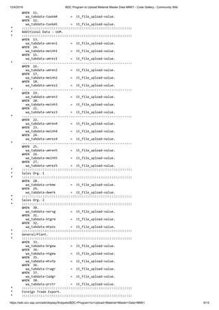 Bdc program to upload material master data mm01 code gallery ...