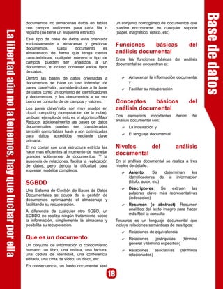 Bases de Datos Documentales | PDF