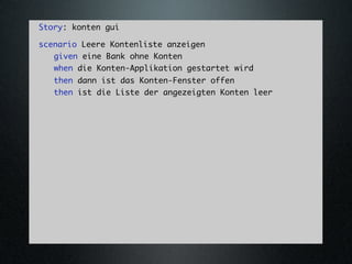 Behaviour-Driven Development