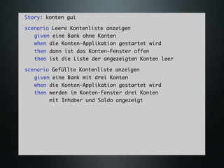 Behaviour-Driven Development
