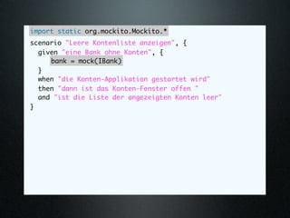 Behaviour-Driven Development
