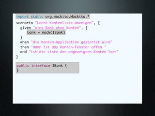 Behaviour-Driven Development