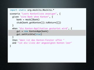 Behaviour-Driven Development