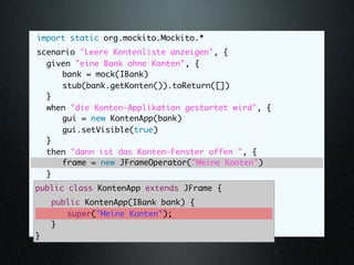 Behaviour-Driven Development