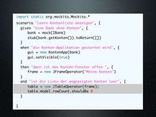 Behaviour-Driven Development
