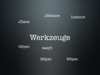 Behaviour-Driven Development