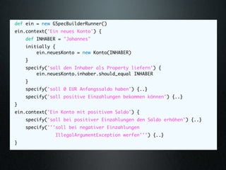 Behaviour-Driven Development