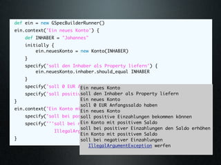 Behaviour-Driven Development