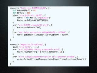 Behaviour-Driven Development