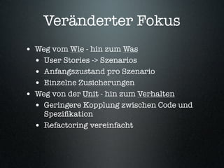 Behaviour-Driven Development