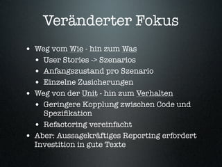 Behaviour-Driven Development