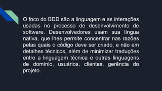 BDD - Behavior Driven Development | PDF