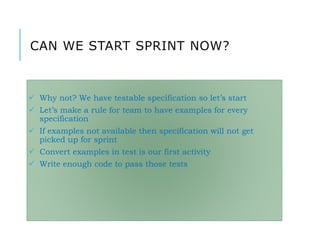 Scrum + Behavior Driven Development (BDD) - Colombo | PPTX
