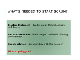 Scrum + Behavior Driven Development (BDD) - Colombo | PPTX