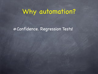 The WHY behind TDD/BDD and the HOW with RSpec