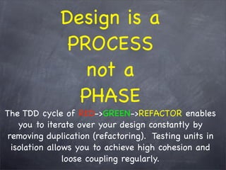The WHY behind TDD/BDD and the HOW with RSpec
