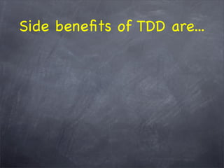 The WHY behind TDD/BDD and the HOW with RSpec