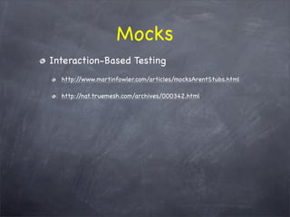 The WHY behind TDD/BDD and the HOW with RSpec