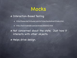 The WHY behind TDD/BDD and the HOW with RSpec