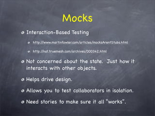 The WHY behind TDD/BDD and the HOW with RSpec