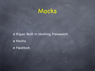 The WHY behind TDD/BDD and the HOW with RSpec