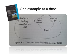 One	
  example	
  at	
  a	
  Mme	
  
 