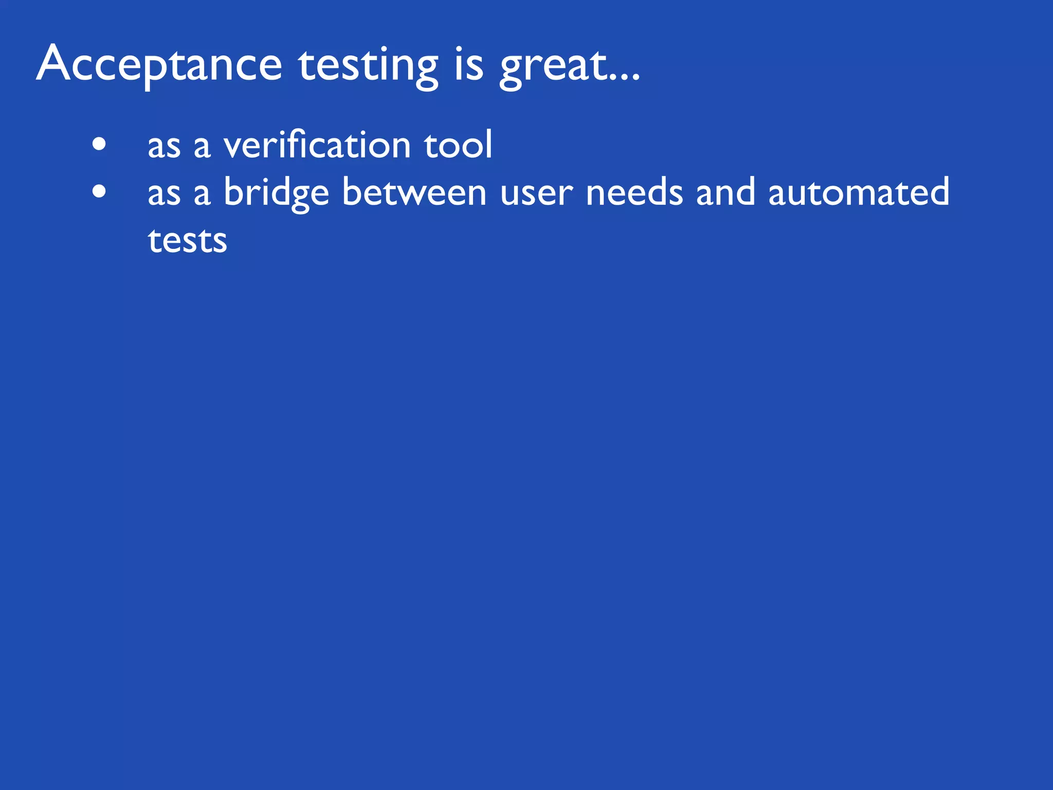 Bdd From The Trenches