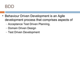 Jasmine - A BDD test framework for JavaScript | PPT