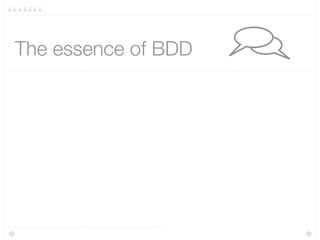 The testing pyramid
Movie Catalog Service
Resource
Persistance Layer Gateway
Service Layer
Domain model
Repositories
Unit Tests
 