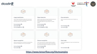 https://www.tensorﬂow.org/lite/examples
 