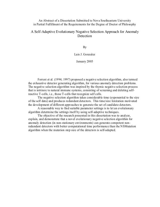 Nova southeastern university masters thesis