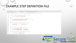 EXAMPLE STEP DEFINITION FILE
 