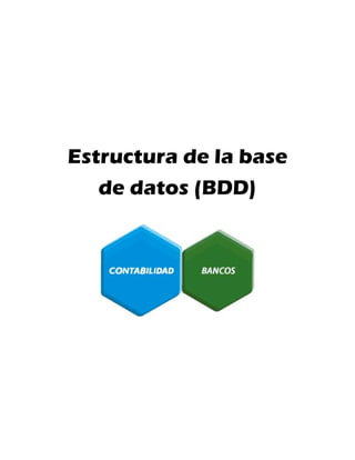 Estructura de la base
de datos (BDD)
 