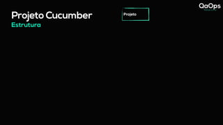 Estrutura
Projeto Cucumber Projeto
 